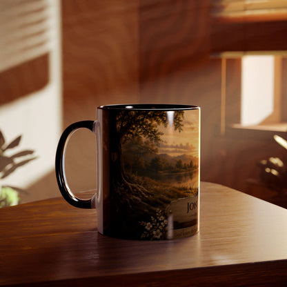 Lakeside Sunset Personalized Mug