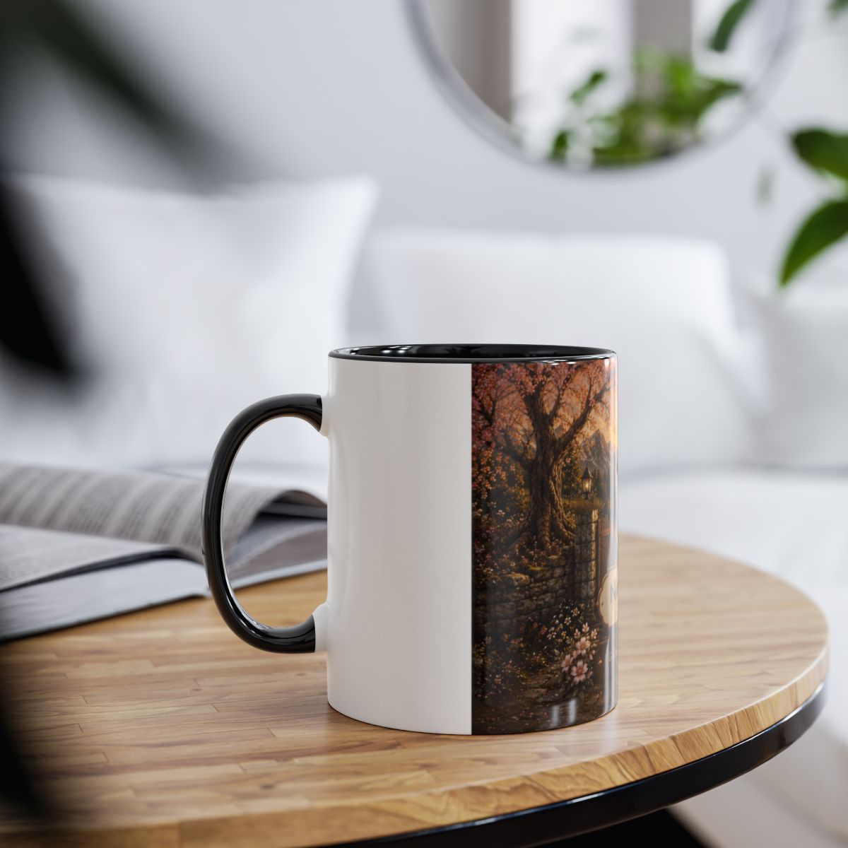 Two-Tone Coffee Mug | Golden Path with Gate