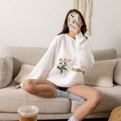 Daughter Crewneck Sweatshirt | Deeply Loved