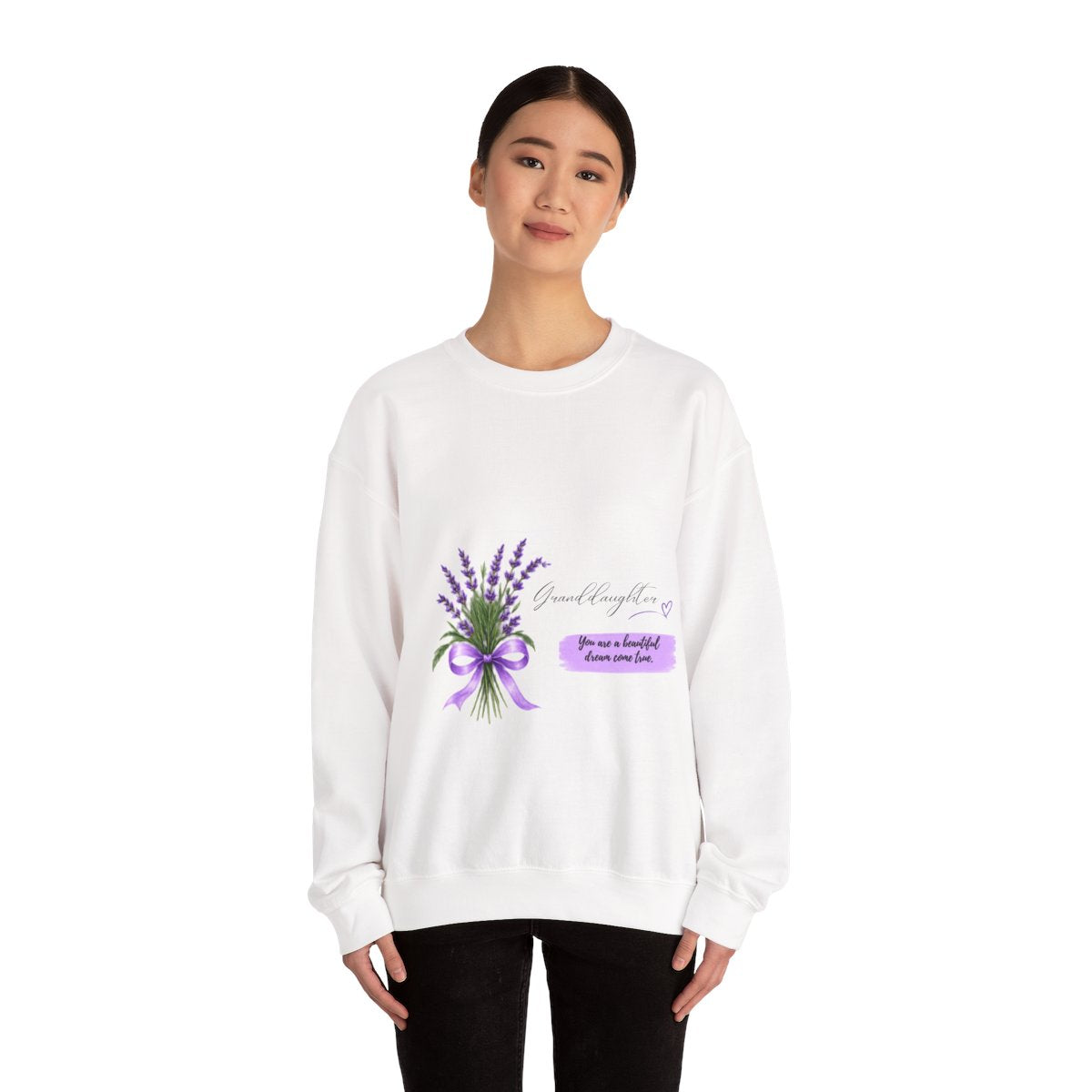 Granddaughter Crewneck Sweatshirt | Beautiful Dream