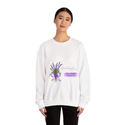 Granddaughter Crewneck Sweatshirt | Beautiful Dream