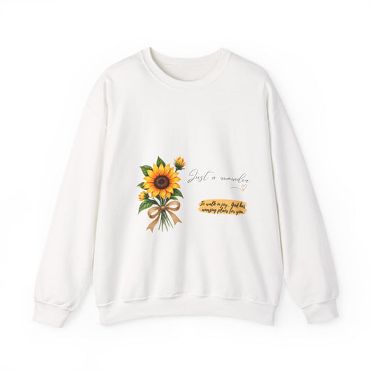 Walk in Joy Crewneck Sweatshirt | Amazing Plans