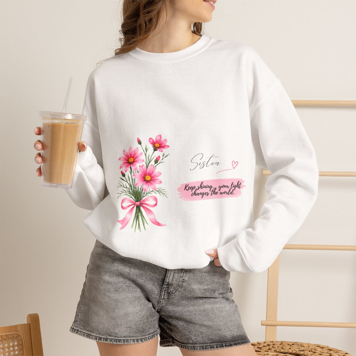 A Special Sister Crewneck Sweatshirt | Keep Shining