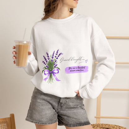 Granddaughter Crewneck Sweatshirt | Beautiful Dream