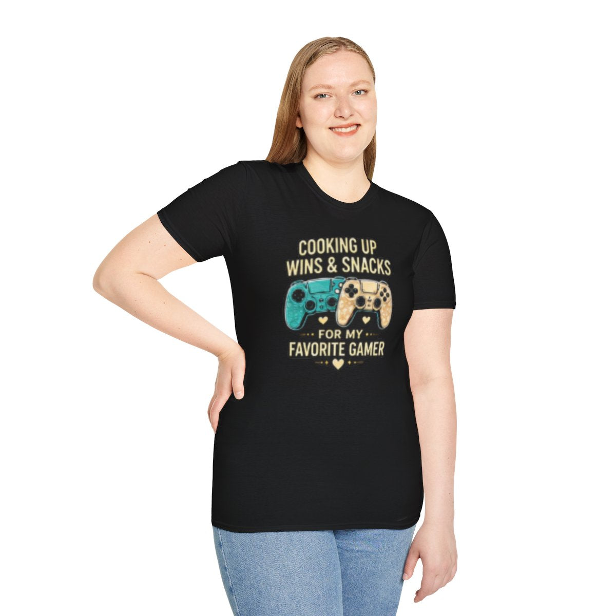 Cooking Up Wins & Snacks Gamer Couple Shirt & Sweatshirt