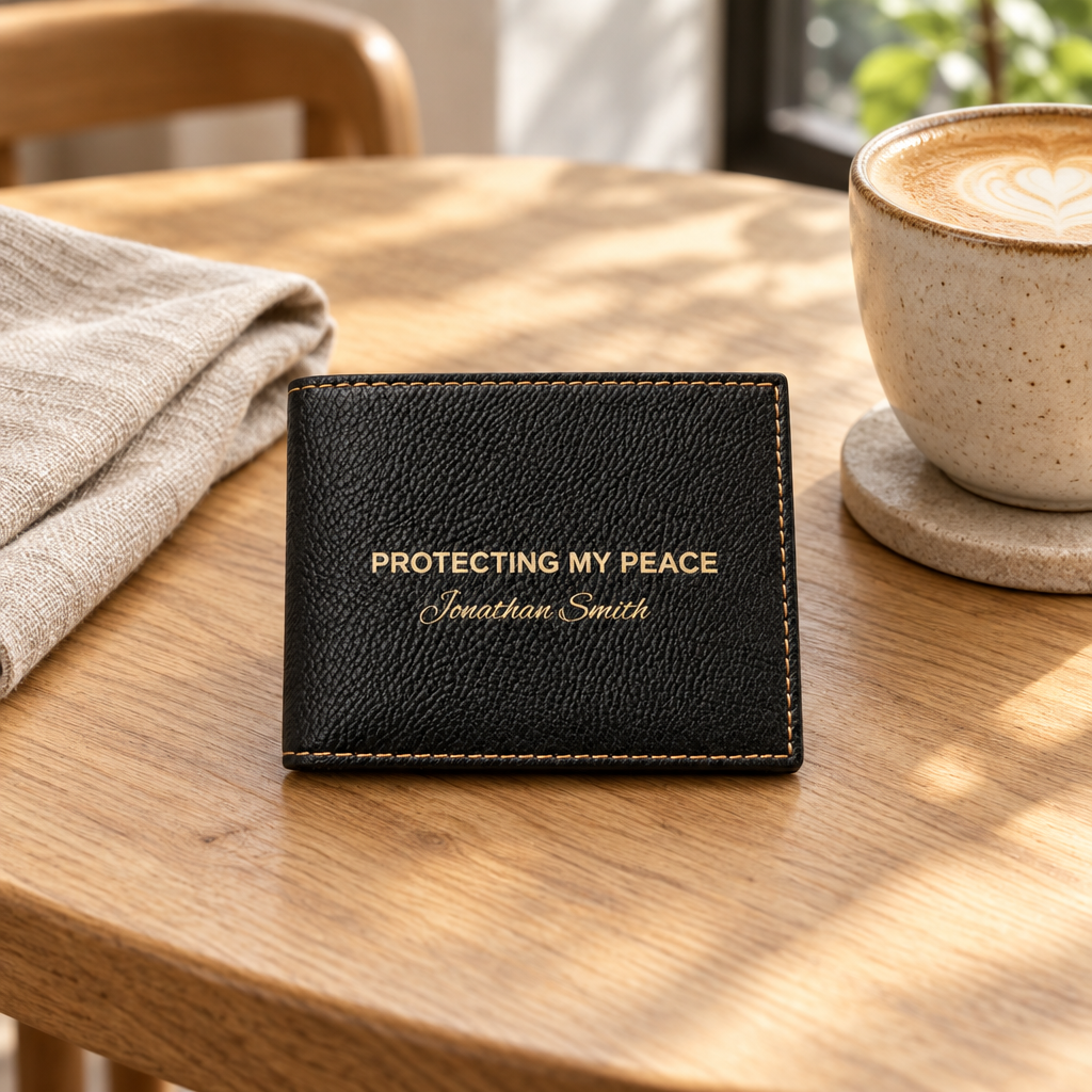 Wallet coffee-table lifestyle image