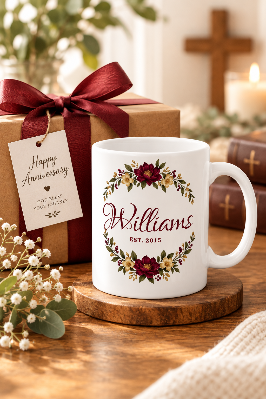 Williams mug with a gift box
